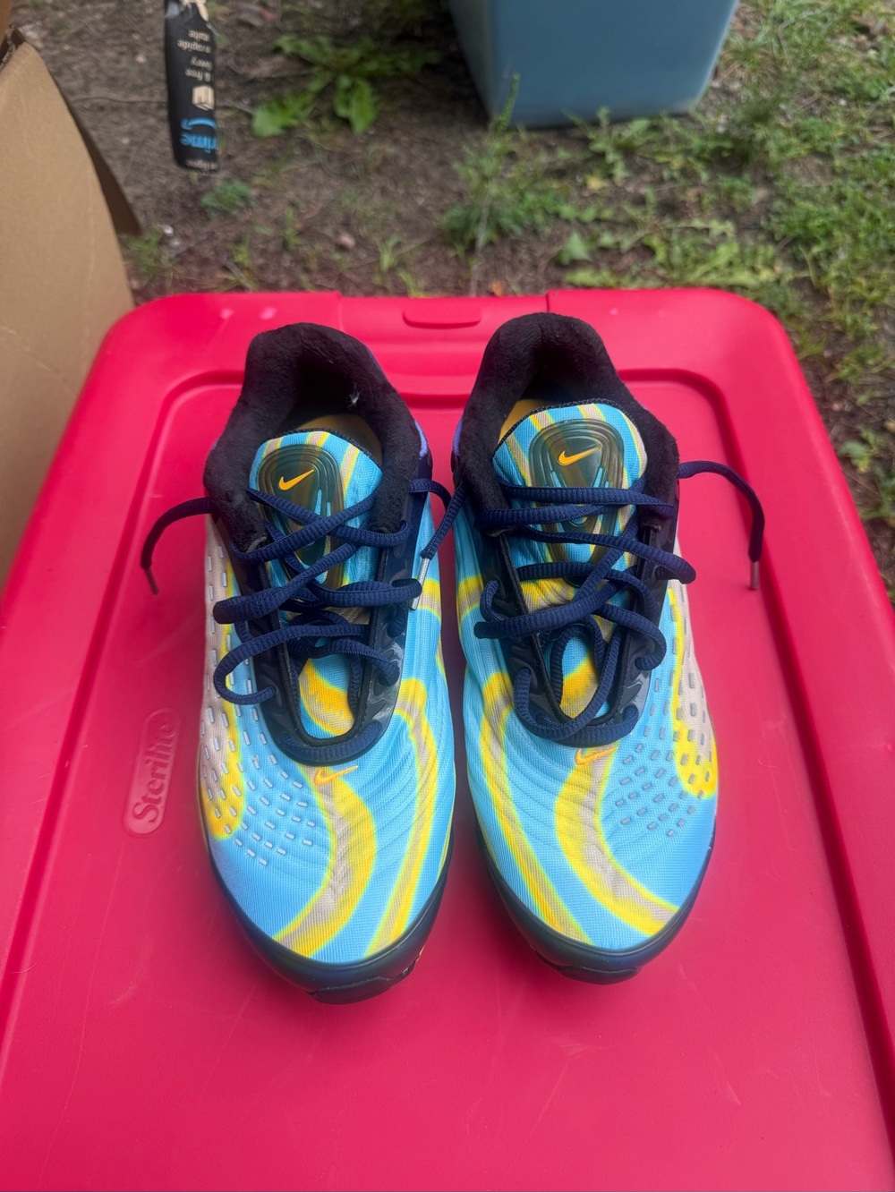 Women’s 7.5 Nike Air Max Deluxe 'Midnight Navy Athletic Shoes